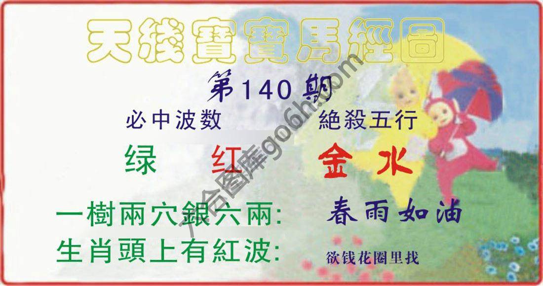 天线宝宝马经图