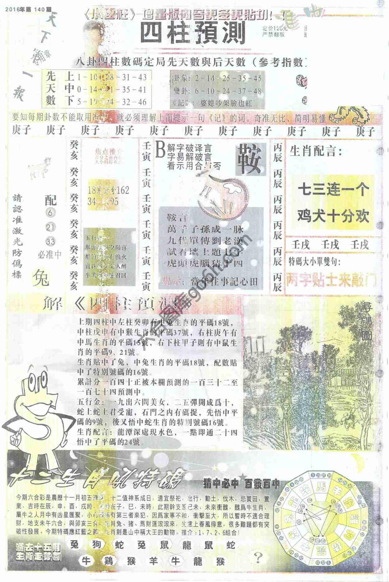 四柱预测