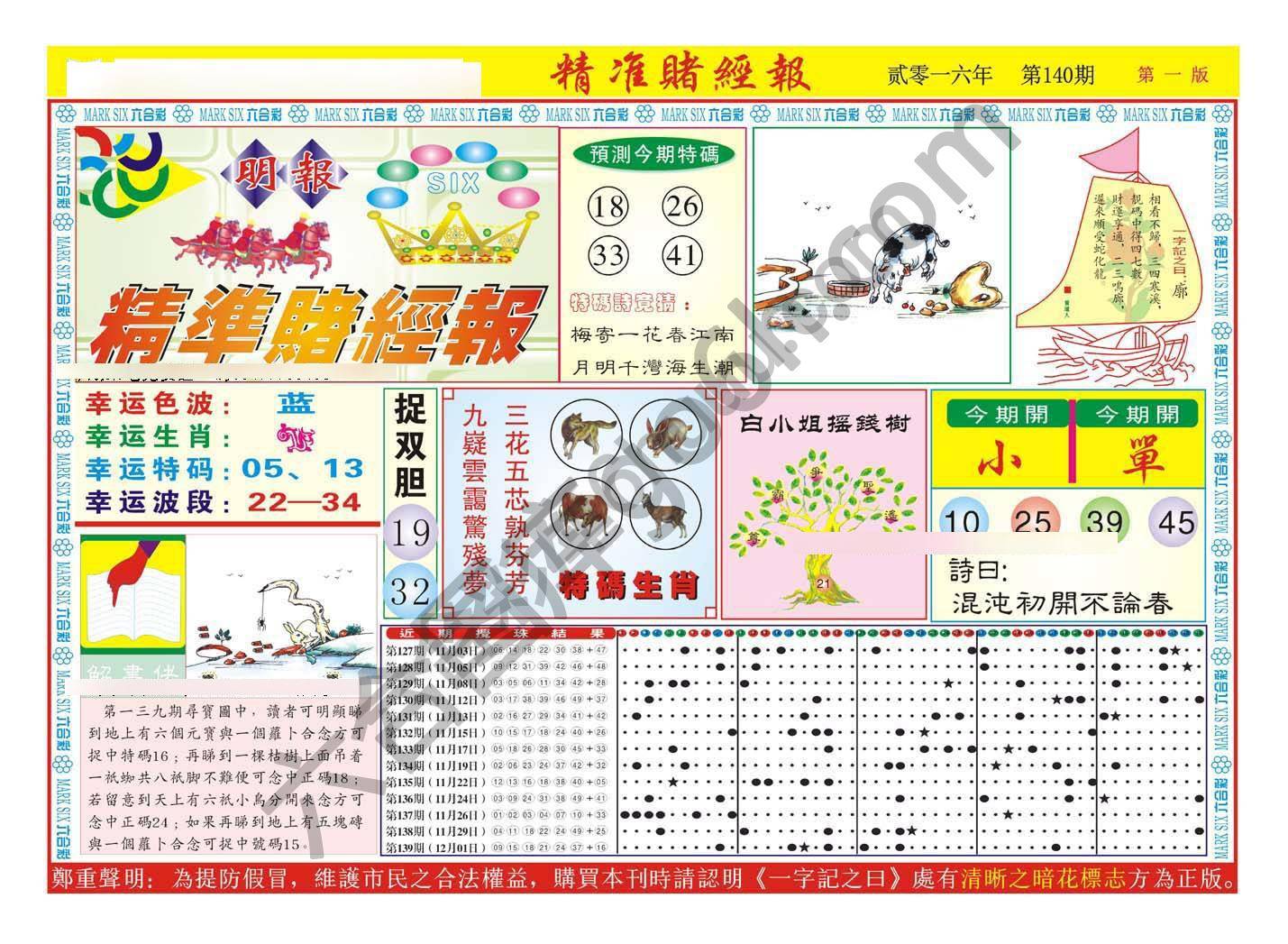 精准赌经报