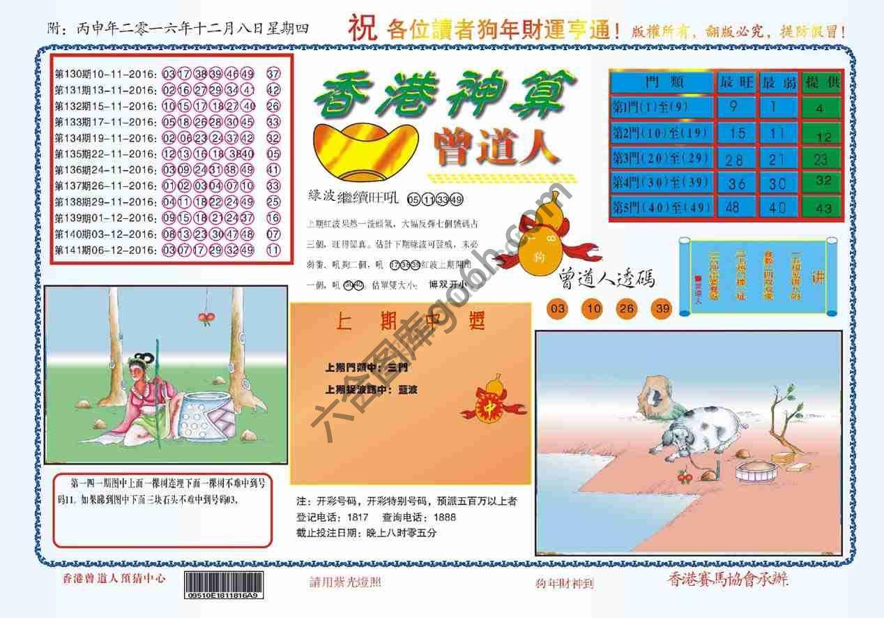 香港神算曾道人