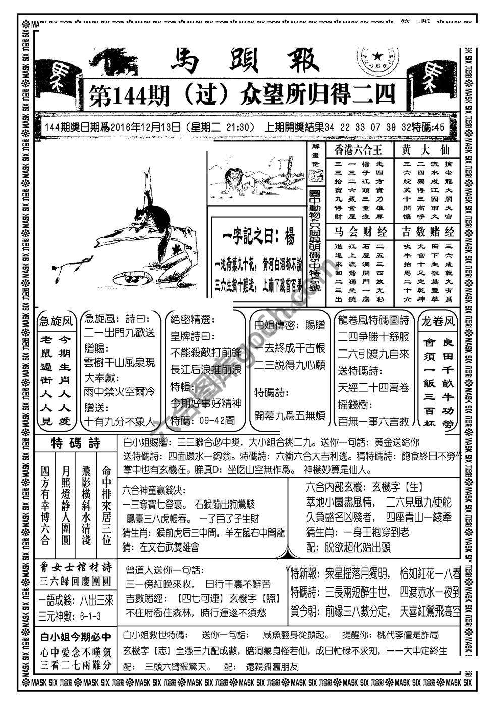 马头报