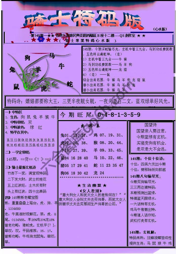 另类骑士特码版
