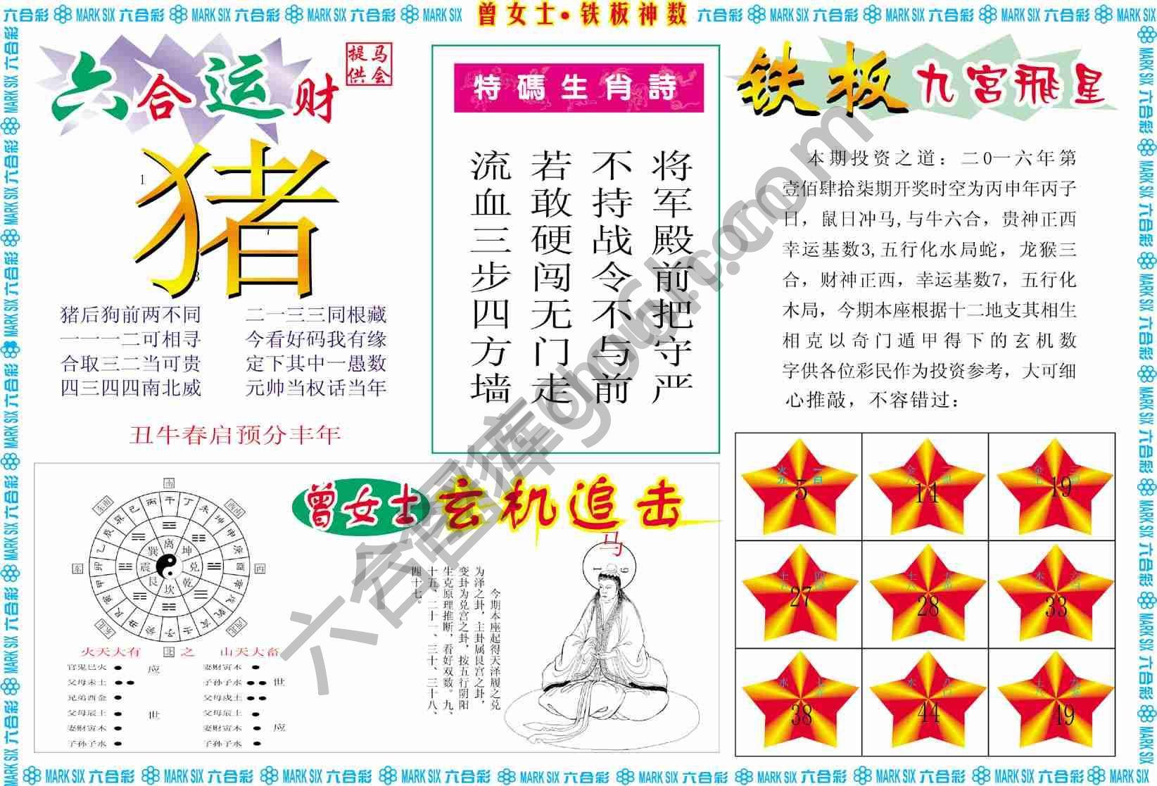 曾女士铁板神数