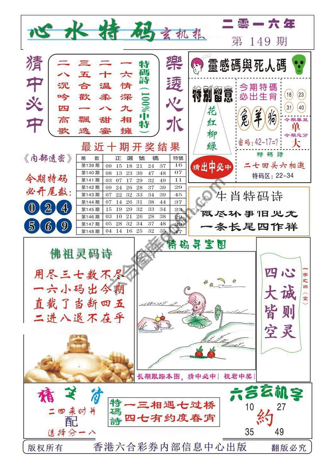 心水特码