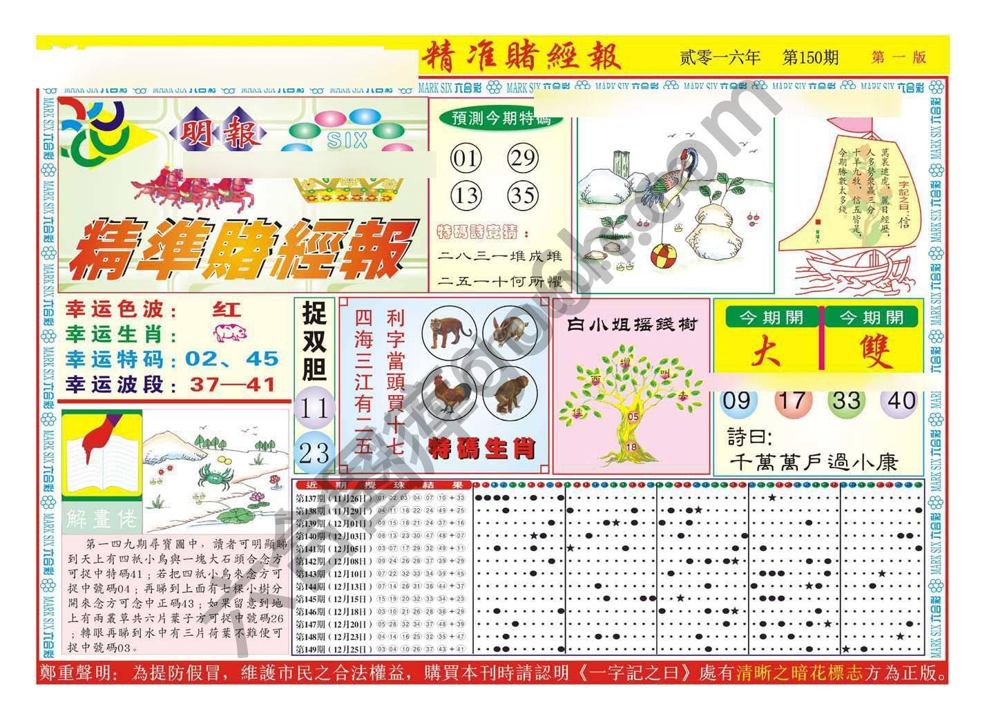 精准赌经报