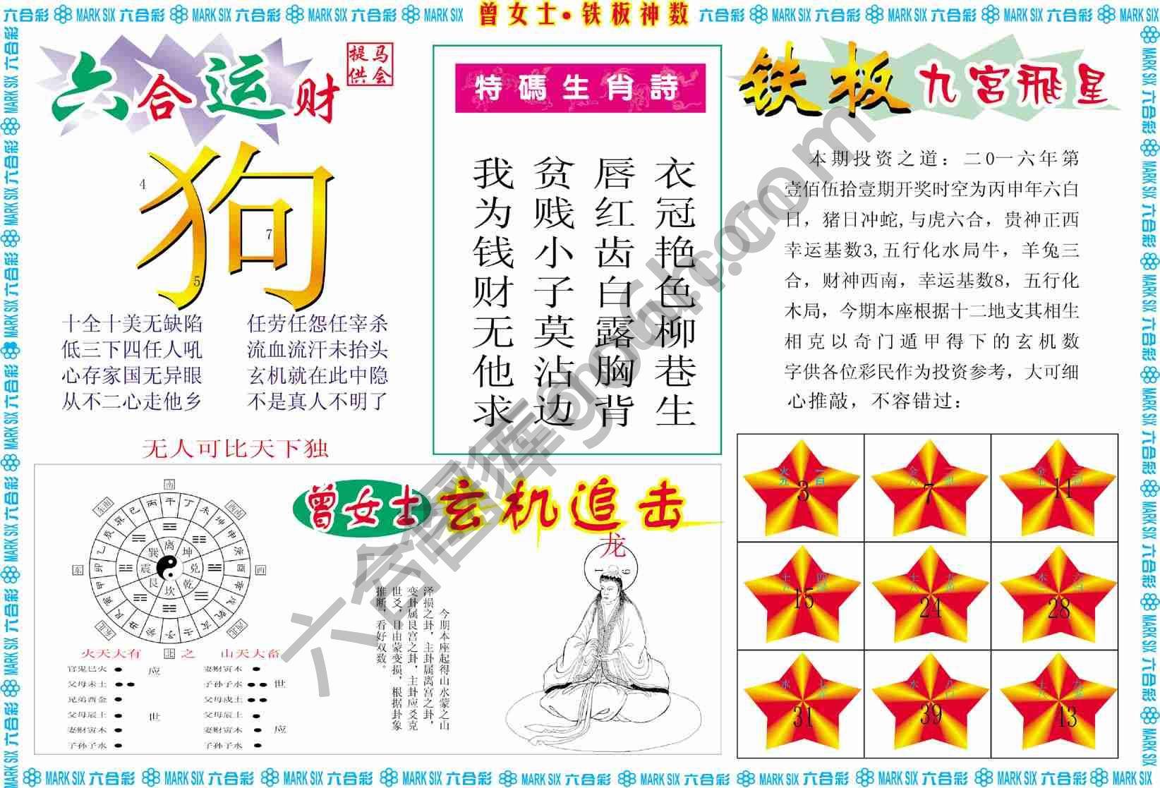 曾女士铁板神数