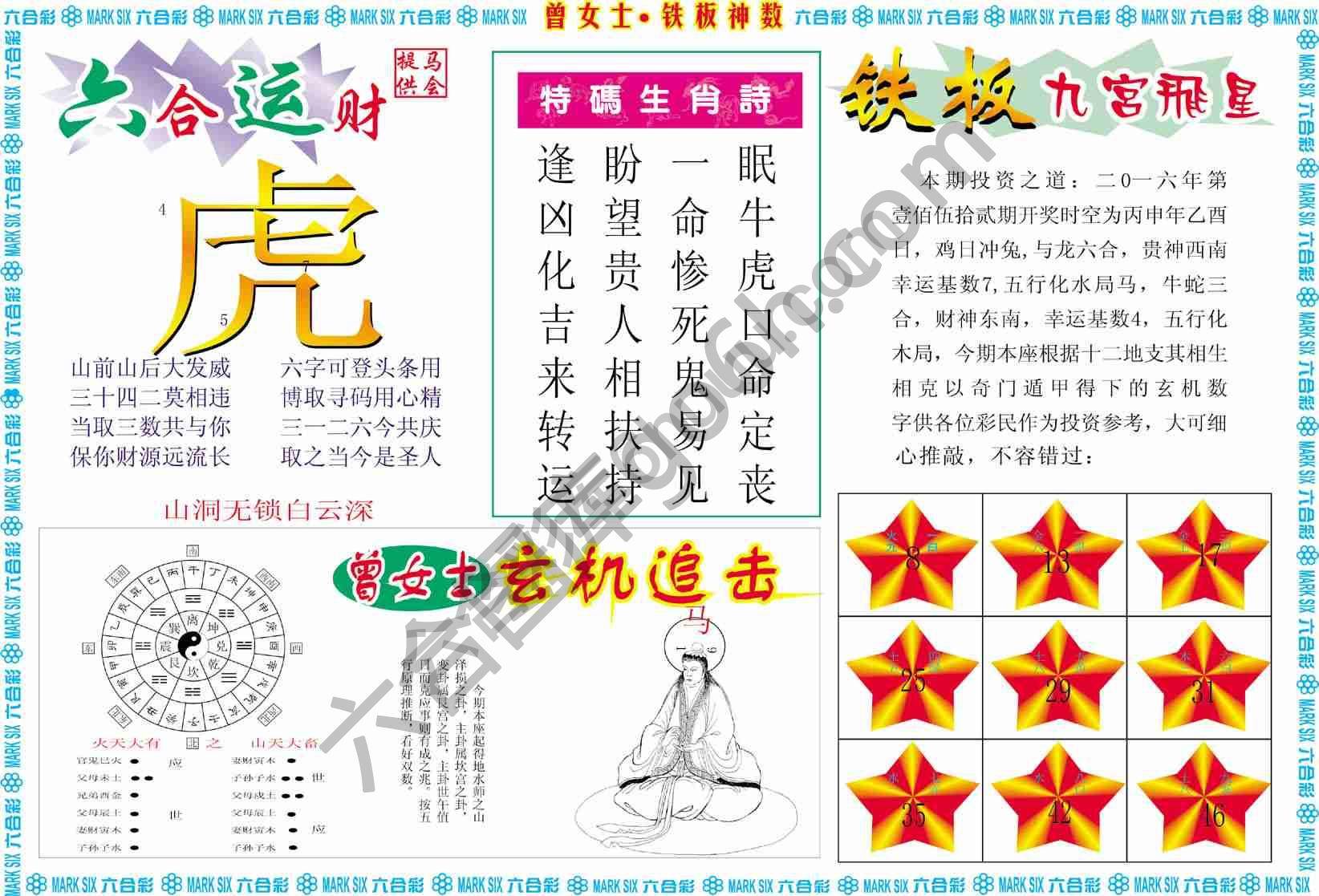 曾女士铁板神数