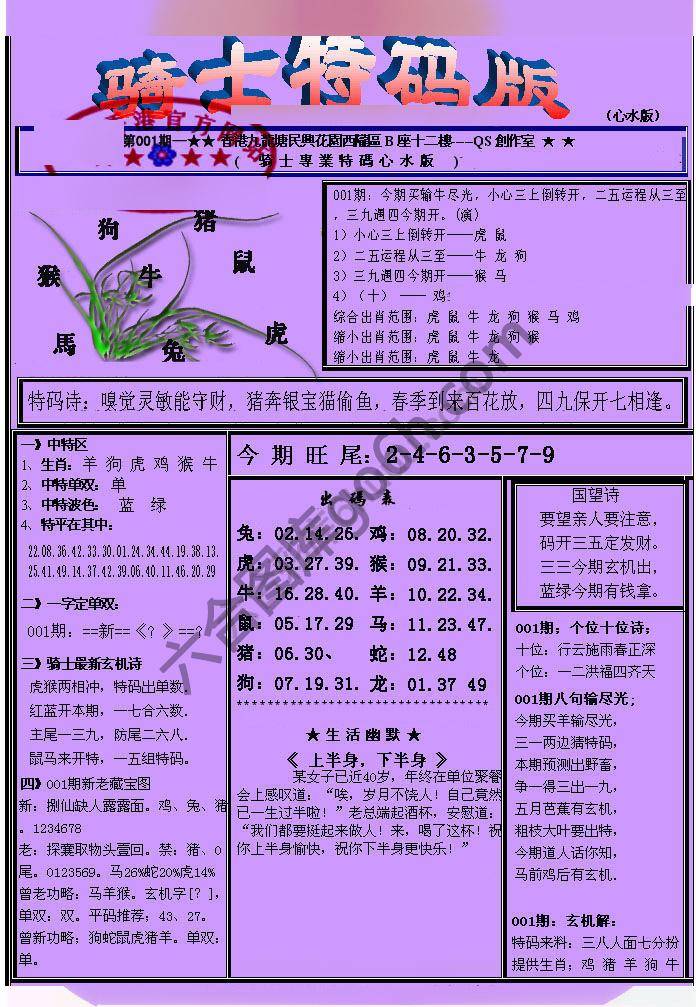 另类骑士特码版