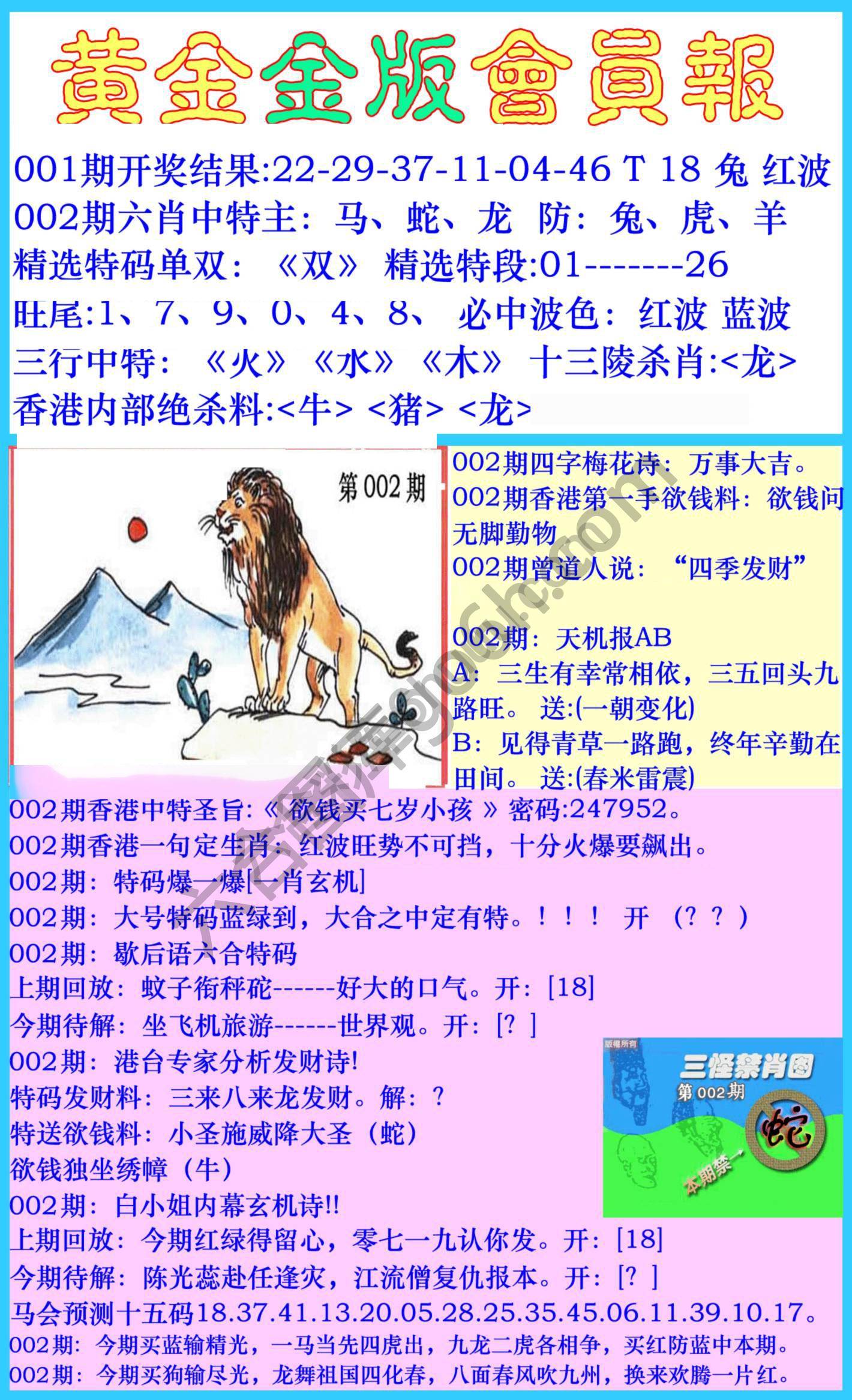 黄金金版会员报