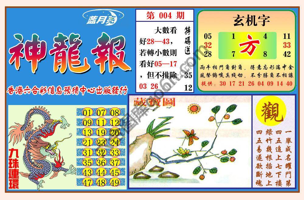 蓝月亮神龙报