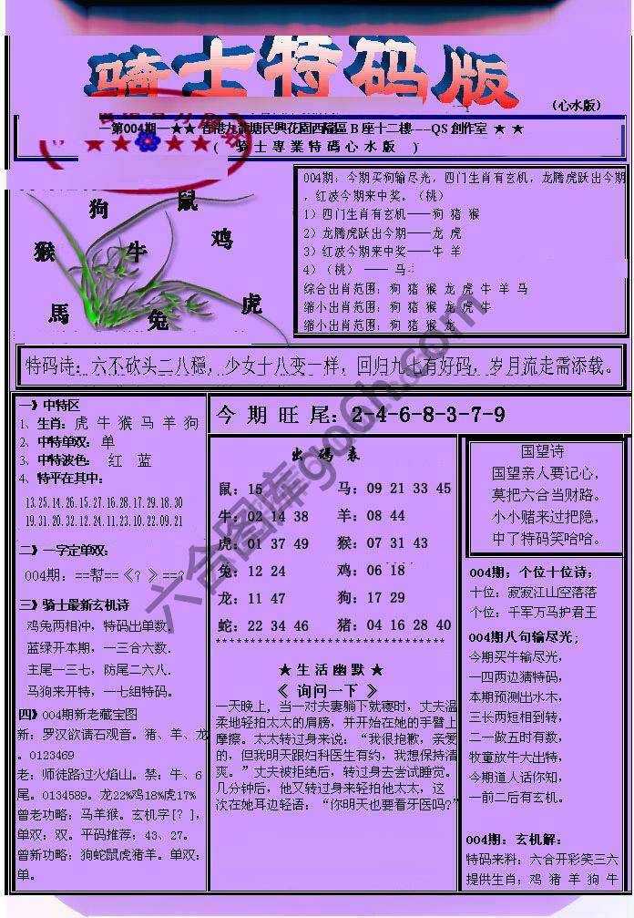 另类骑士特码版