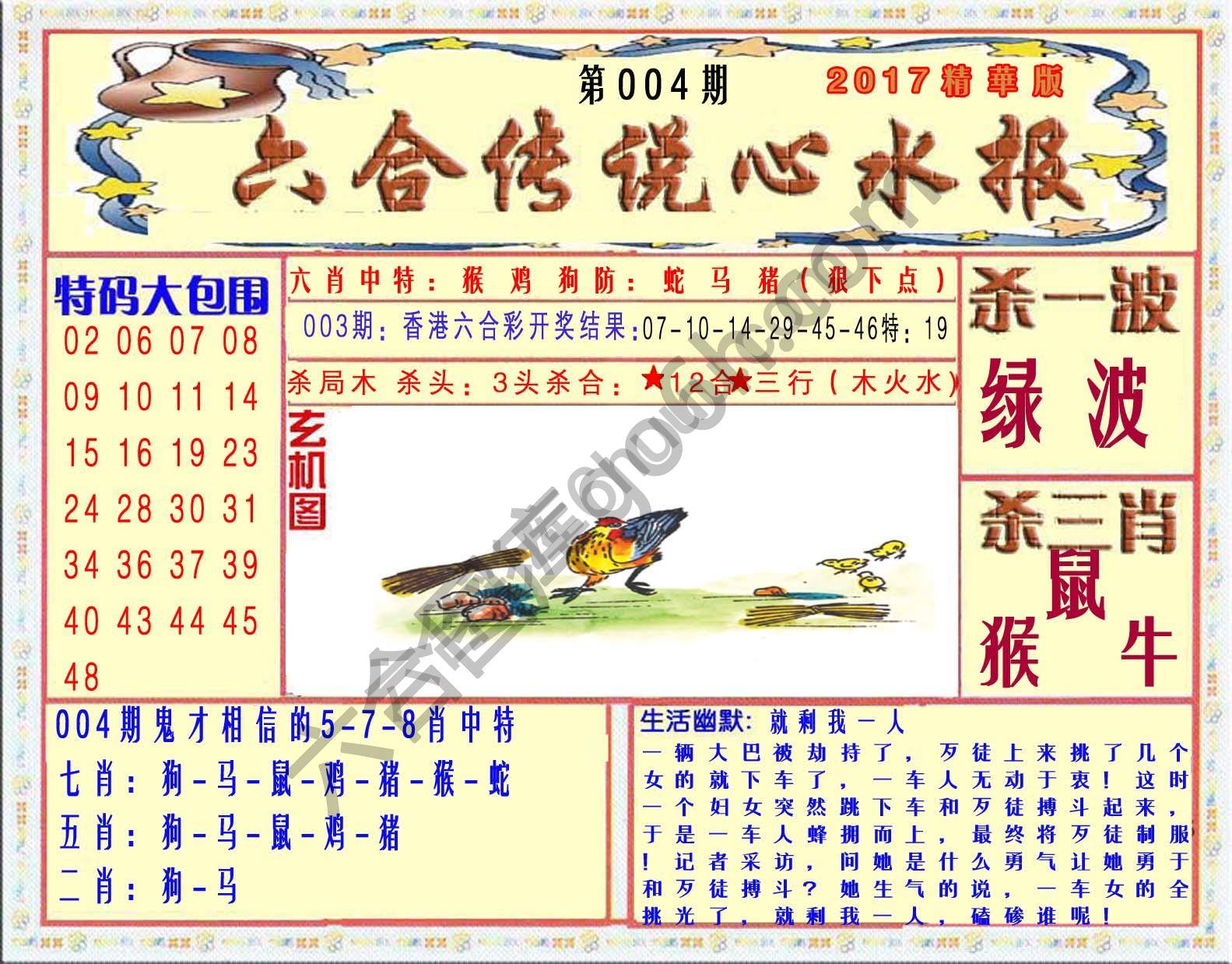 六合传说心水报