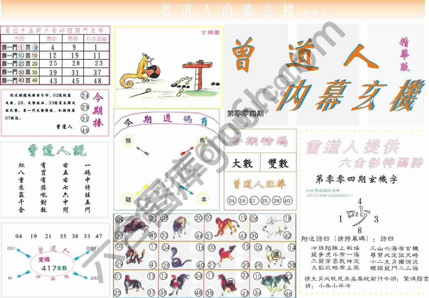 曾道人内幕玄机(精华版)