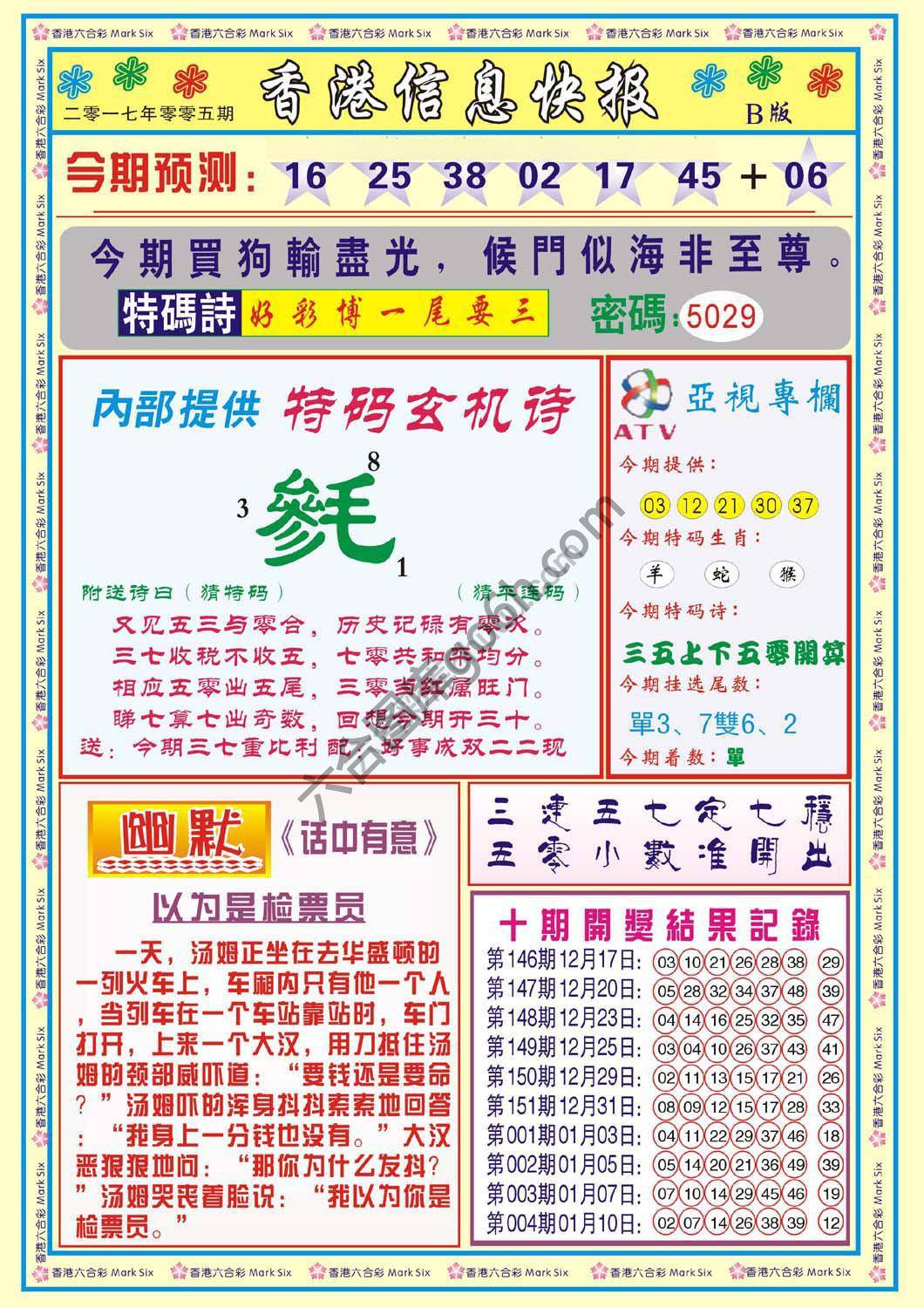 香港信息快报