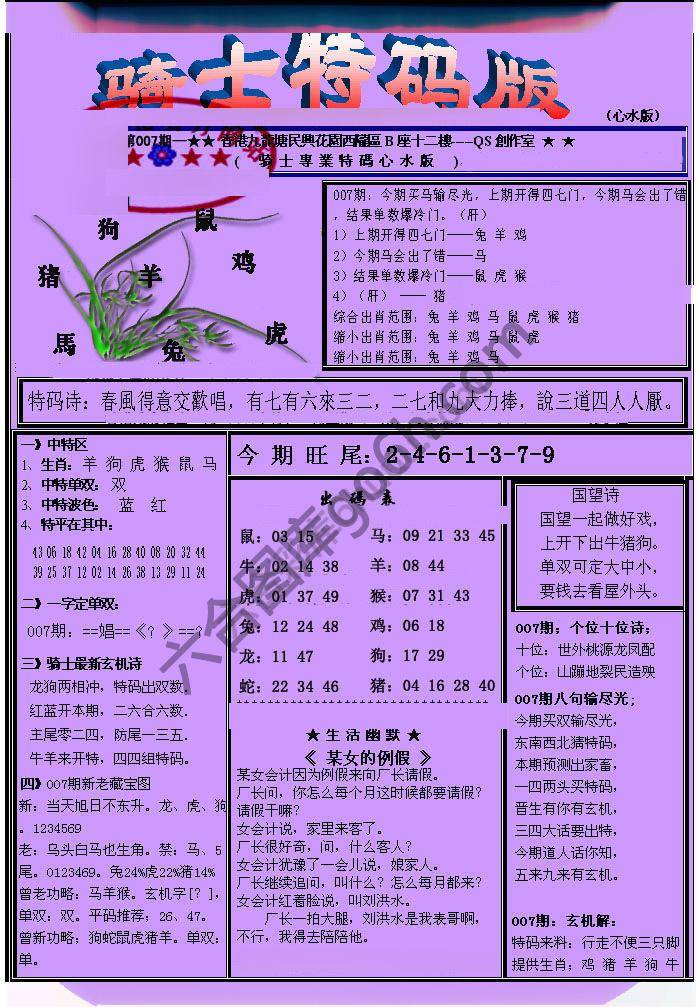 另类骑士特码版