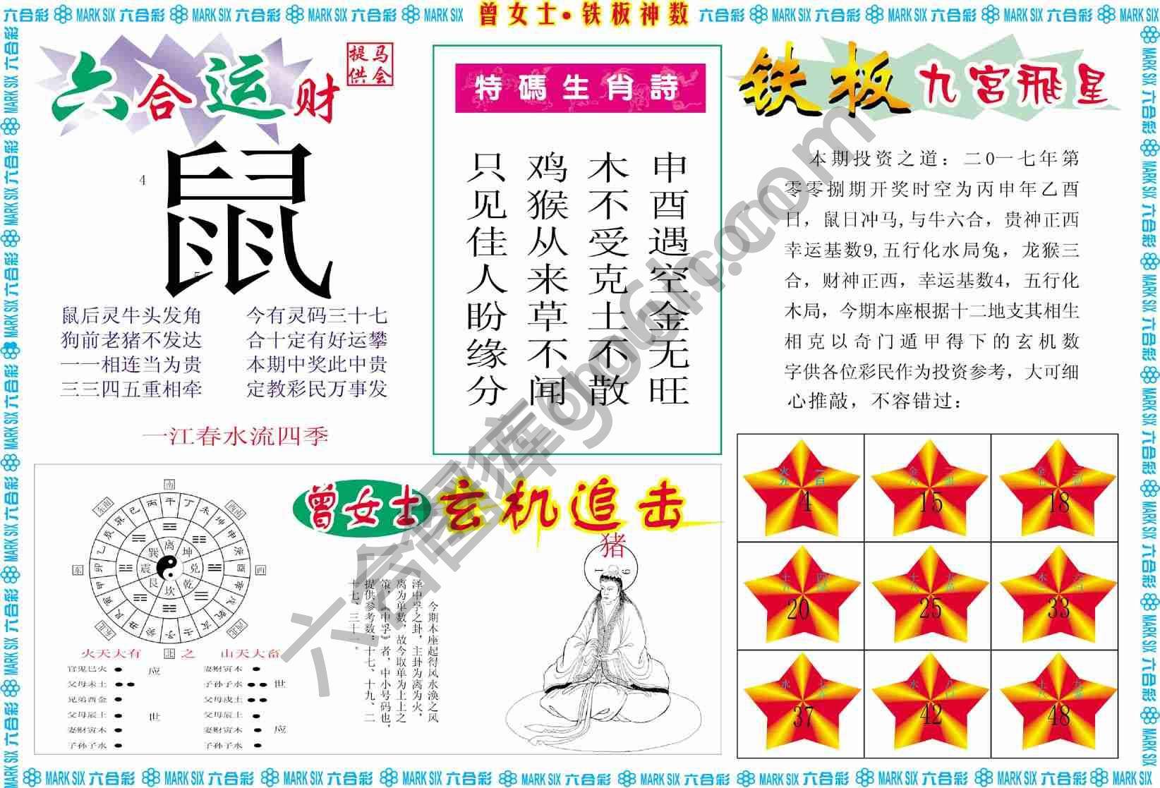 曾女士铁板神数