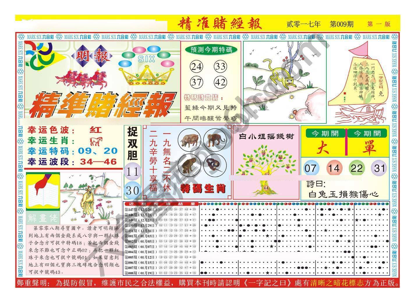 精准赌经报