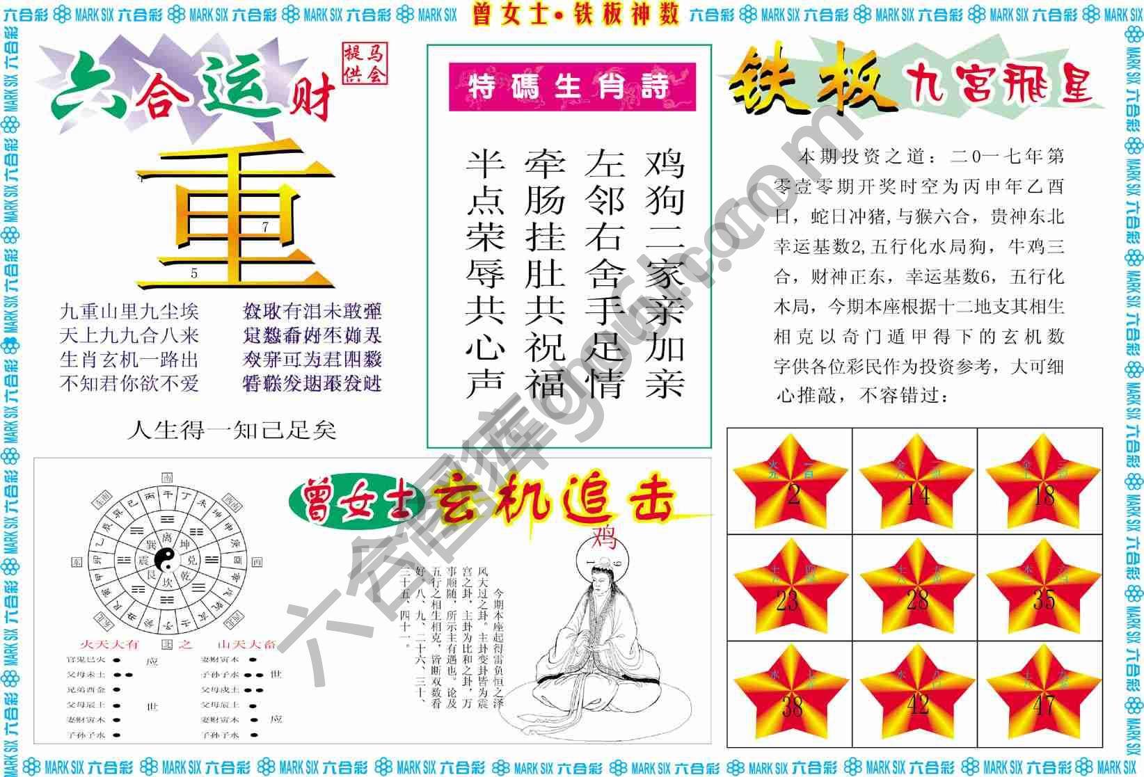 曾女士铁板神数