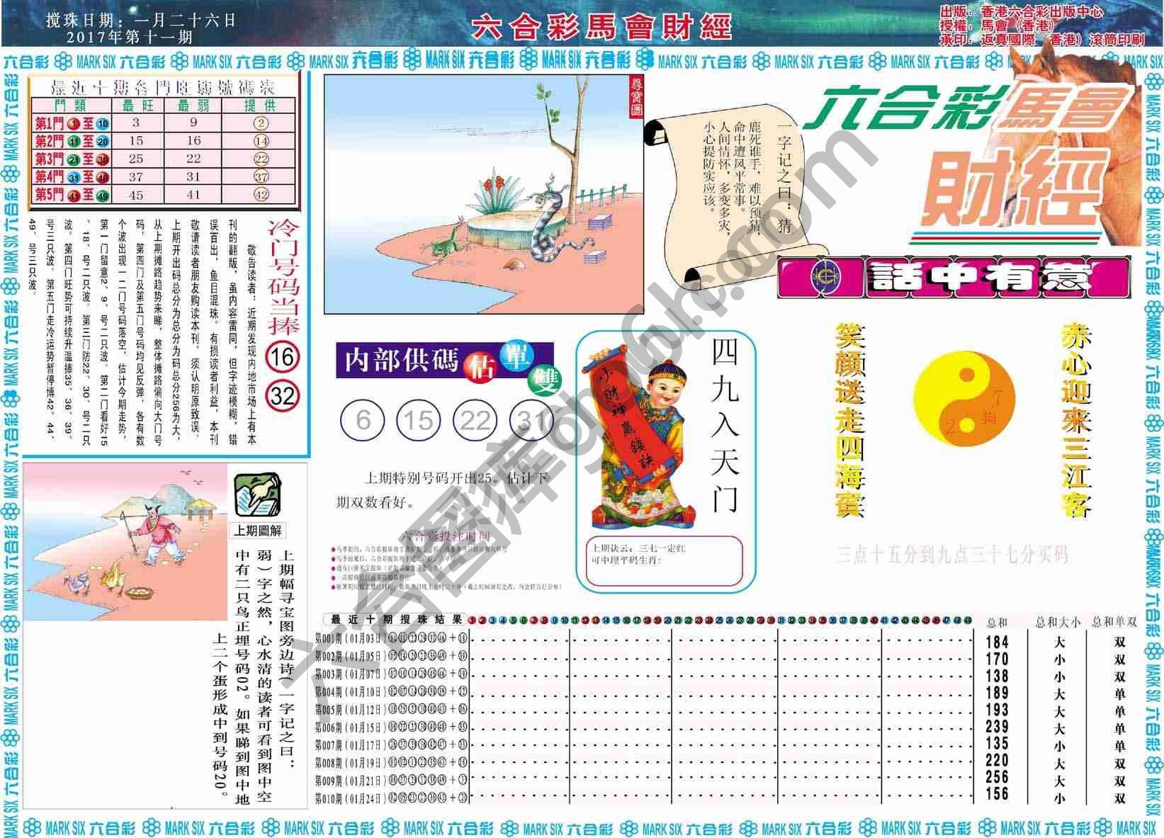 六合彩马会财经