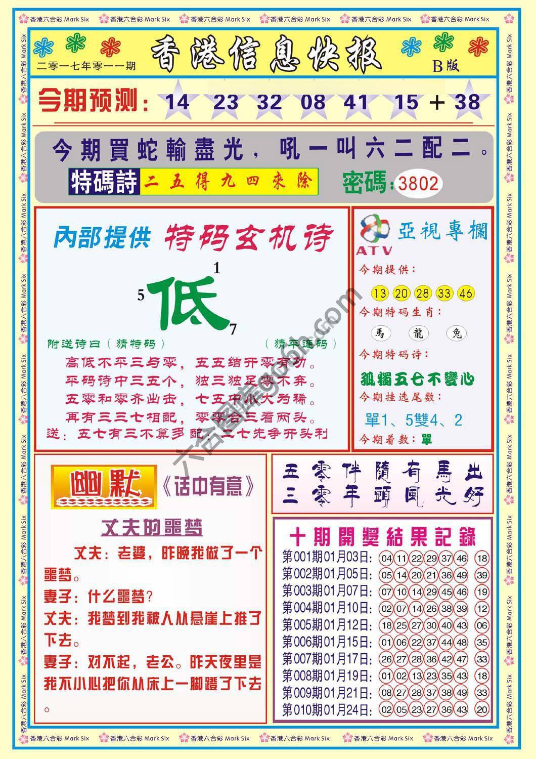 香港信息快报