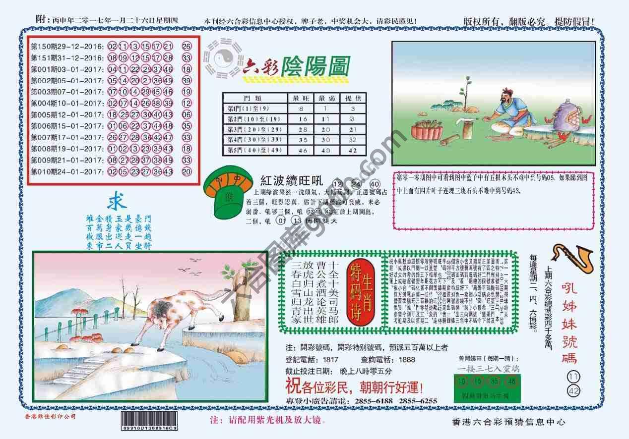 六彩阴阳图