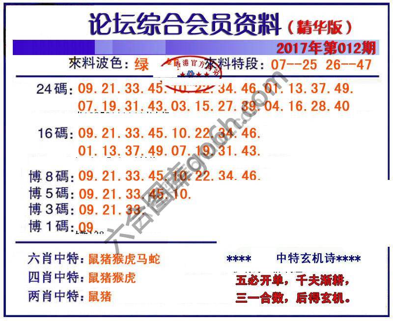 综合会员资料
