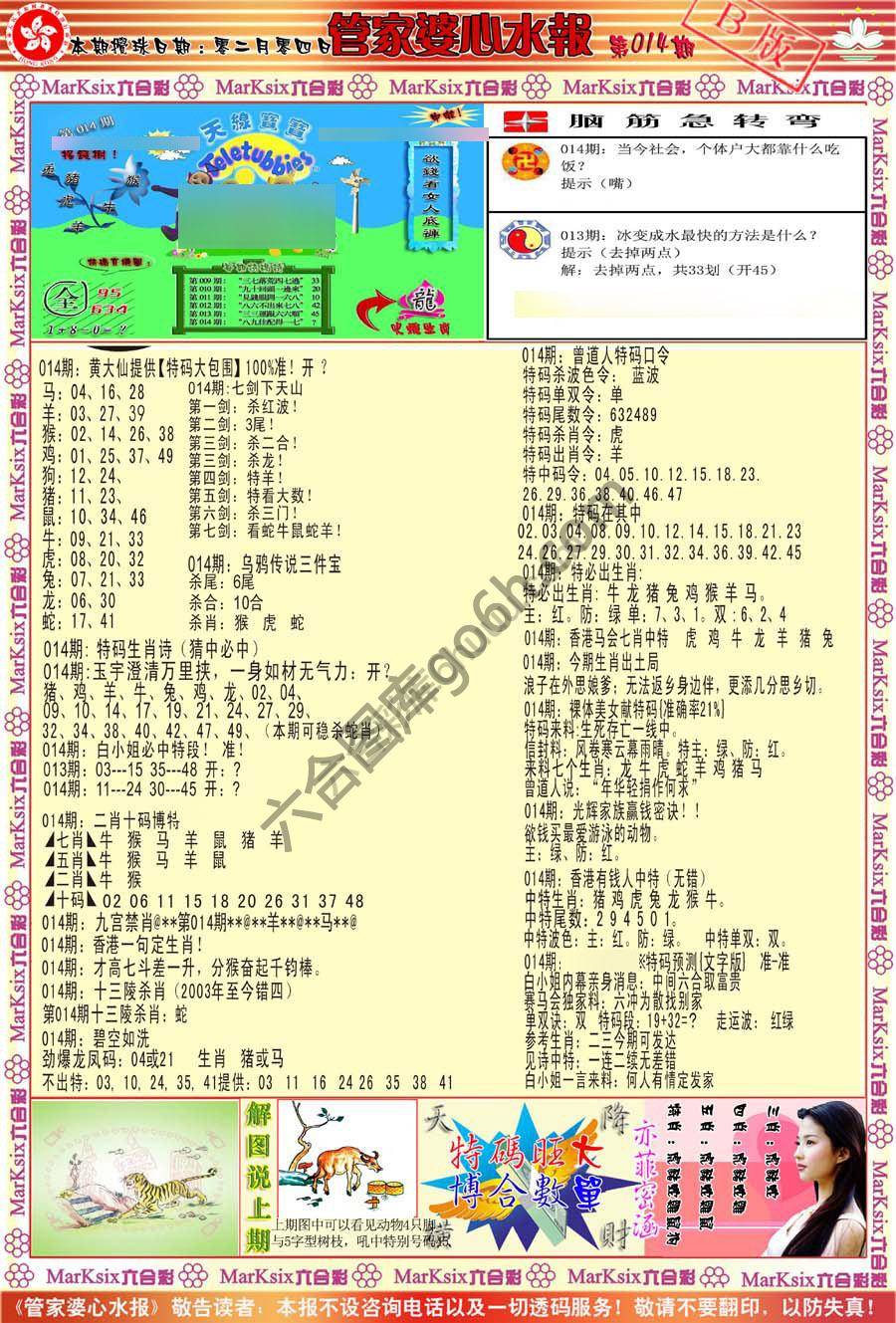 管家婆心水报