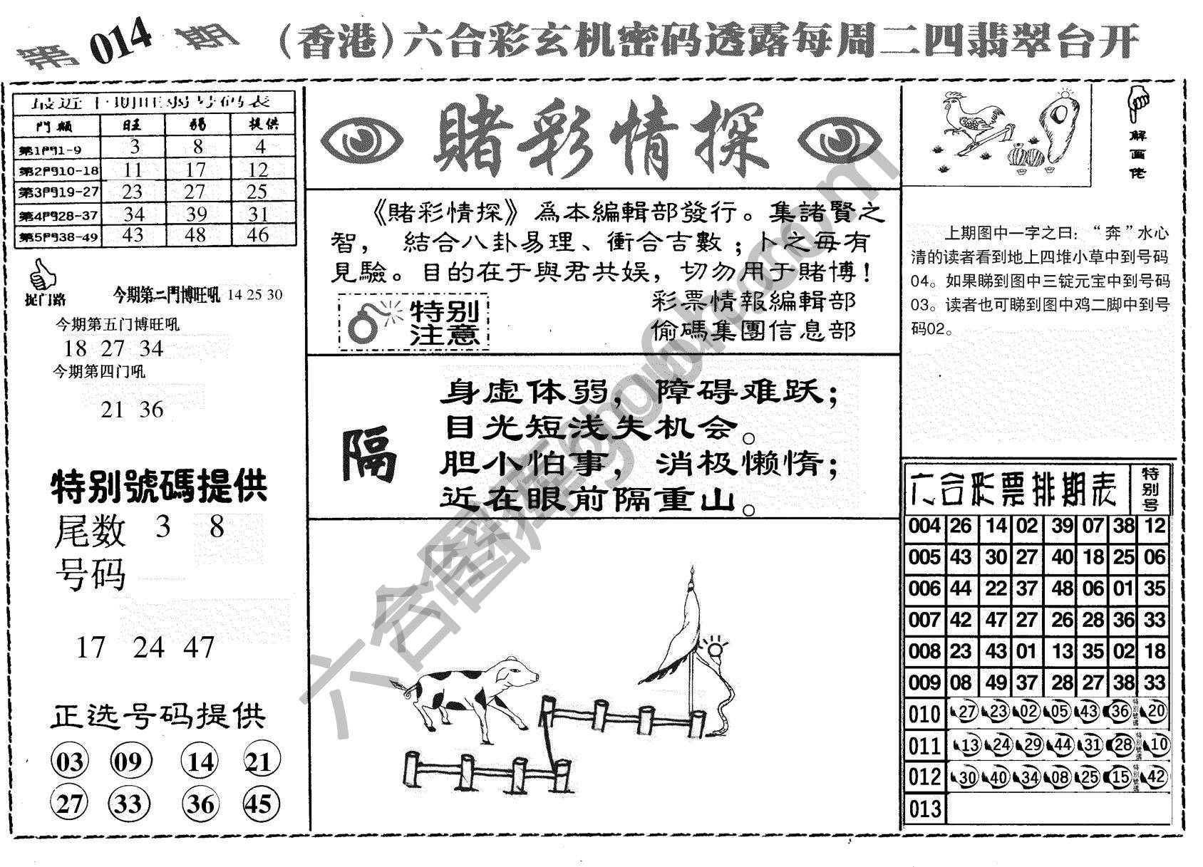 赌彩情探