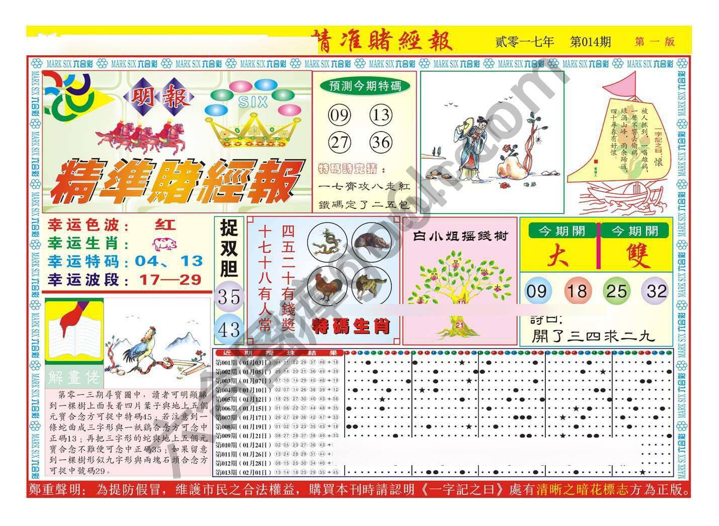 精准赌经报