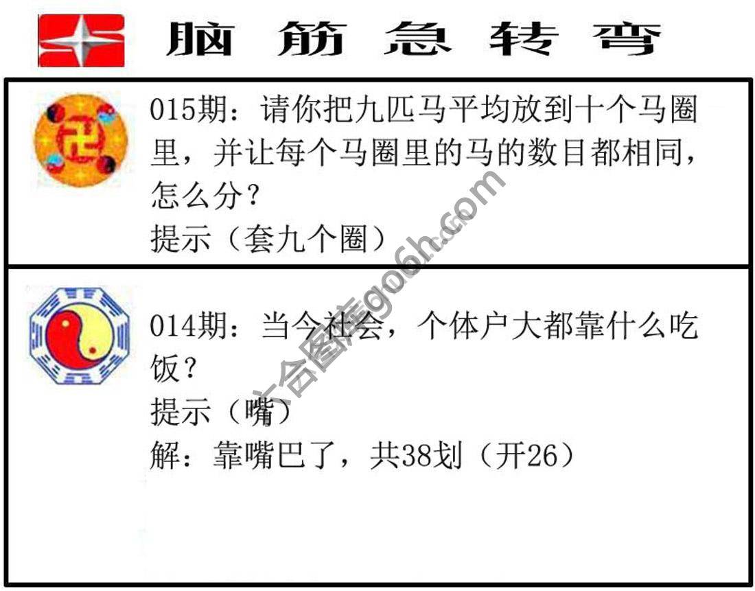 脑筋急转弯