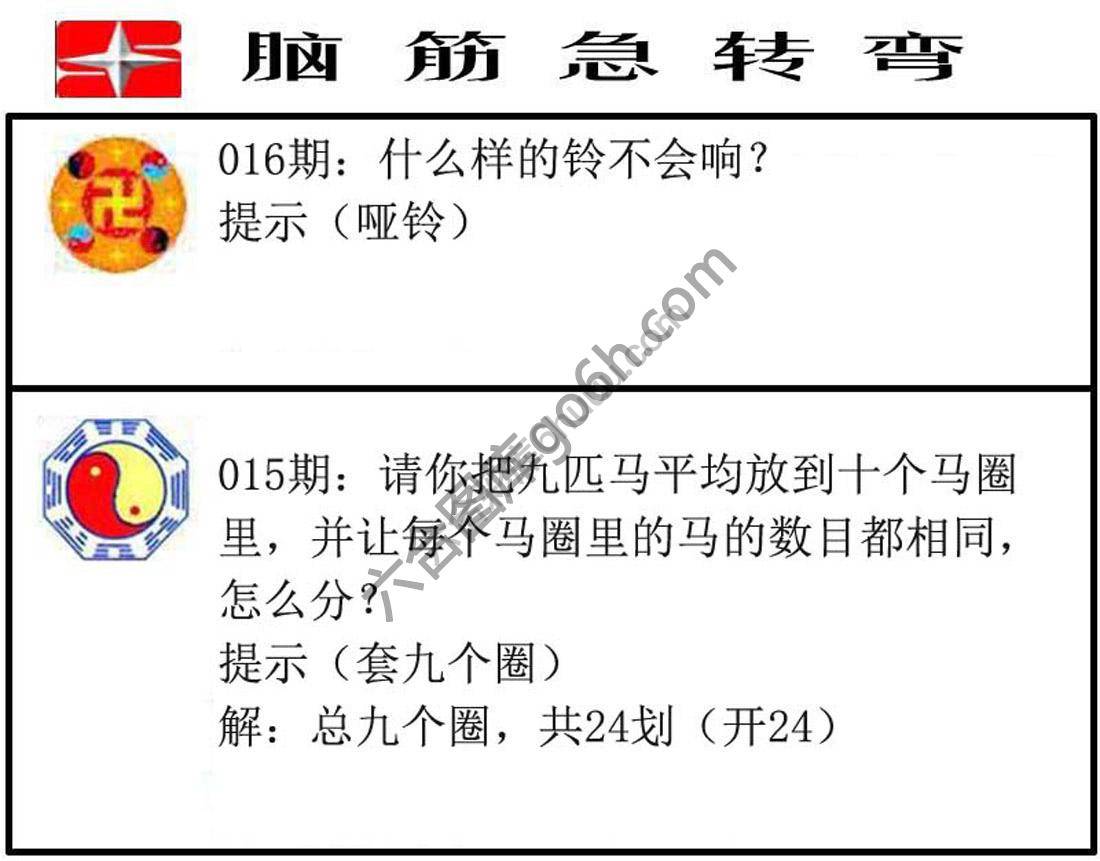 脑筋急转弯