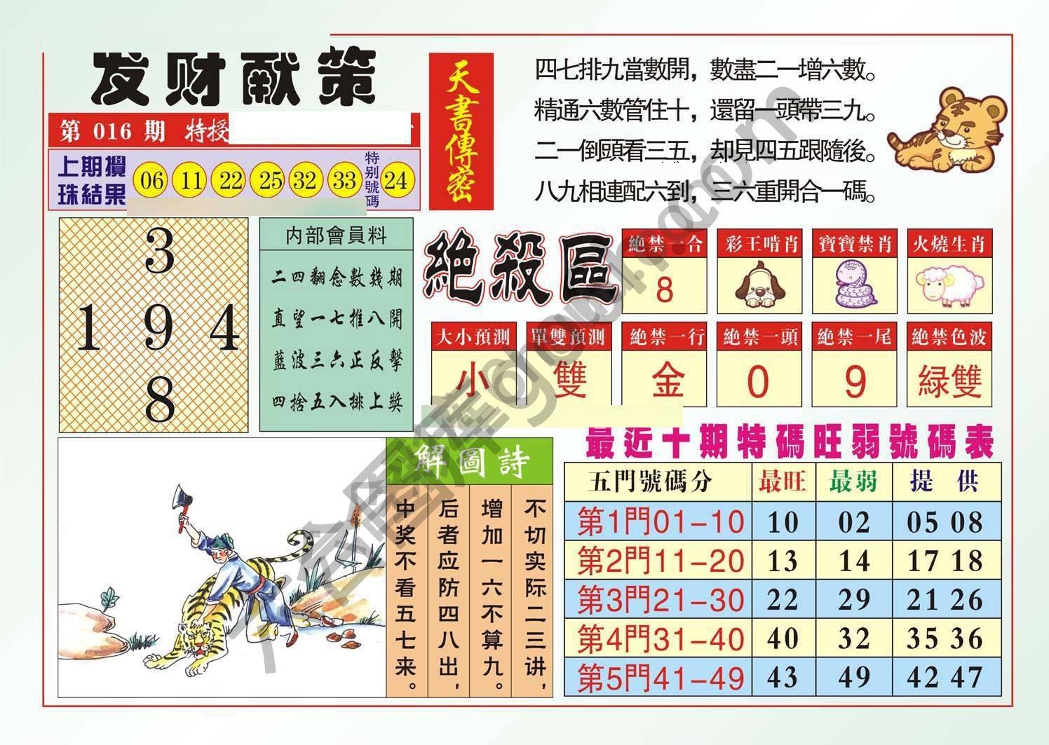 发财献策