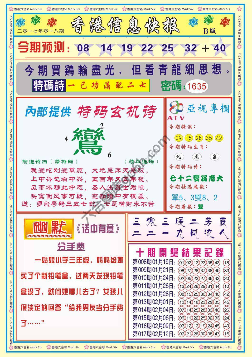 香港信息快报