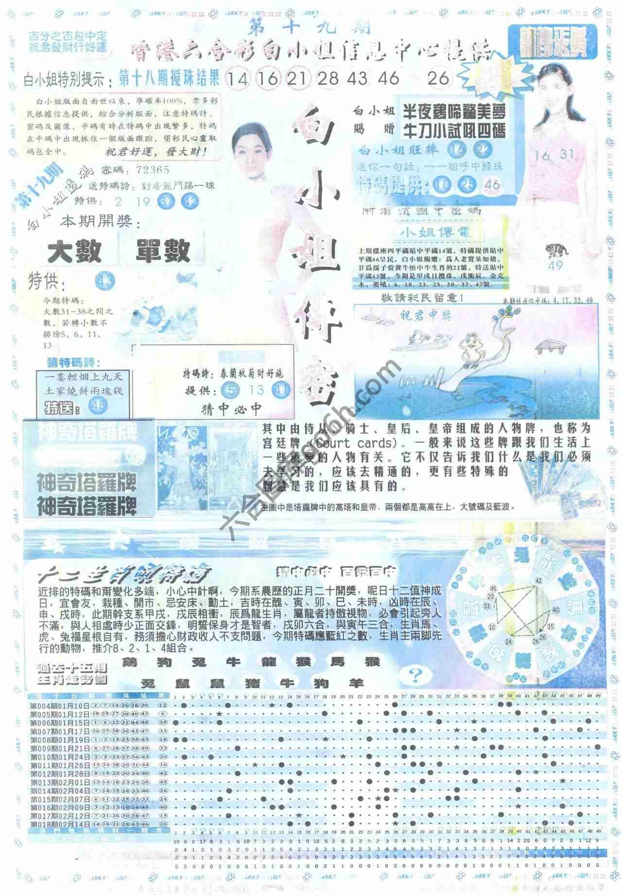 白小姐传密