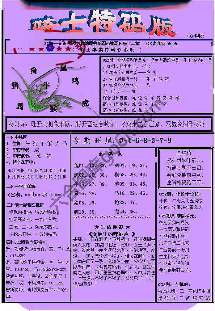 另类骑士特码版
