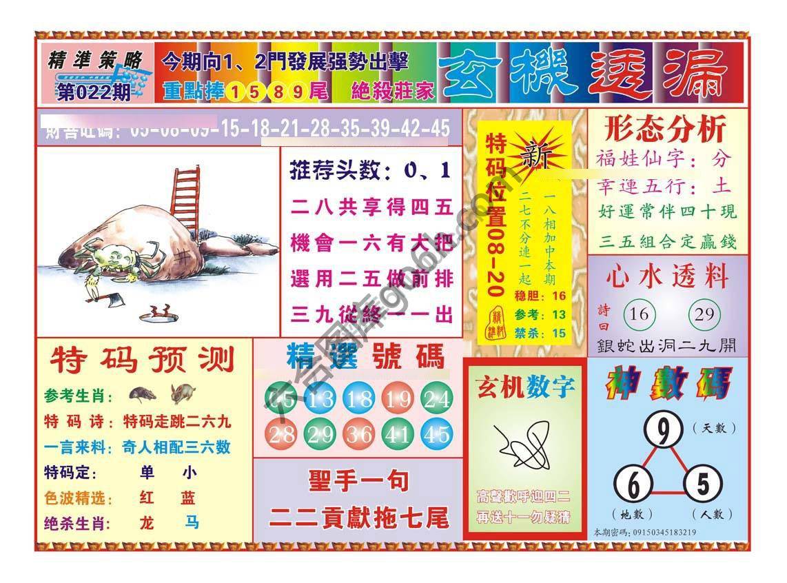 玄机透漏