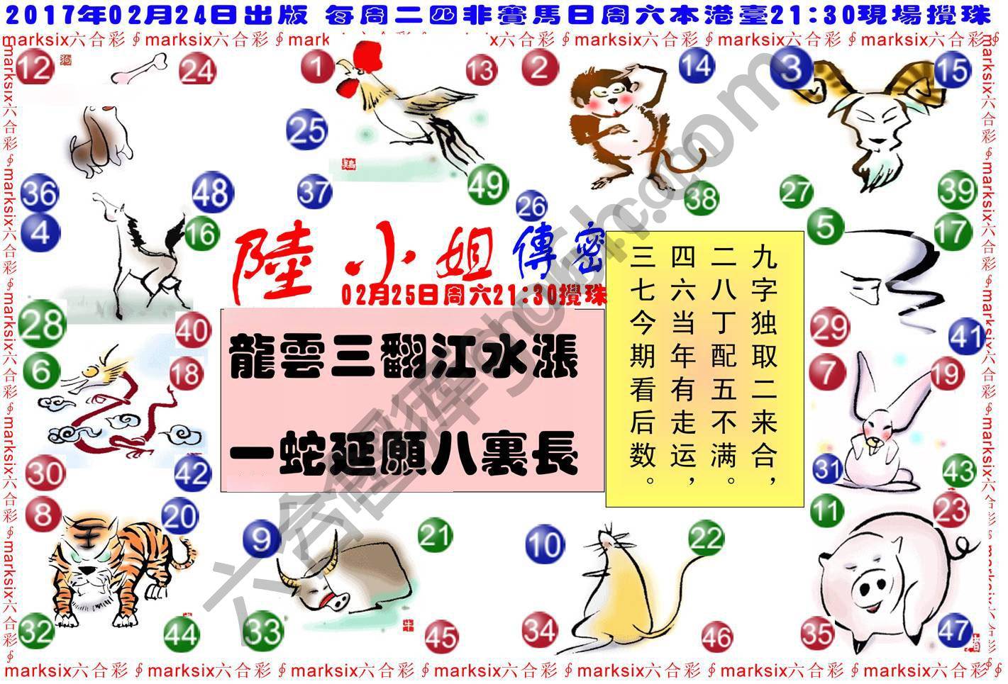 陆小姐传密