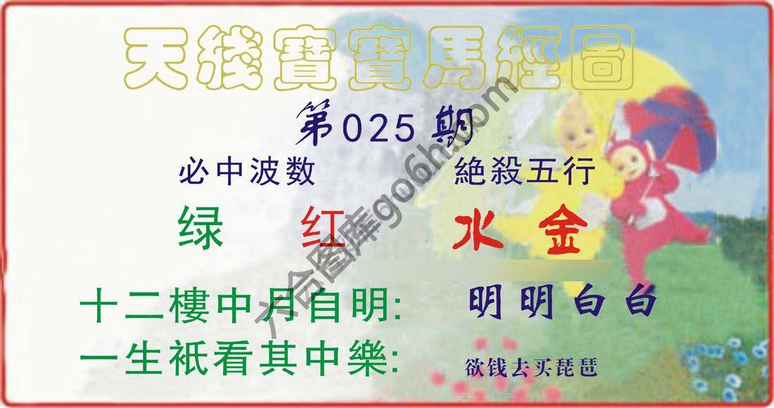 天线宝宝马经图