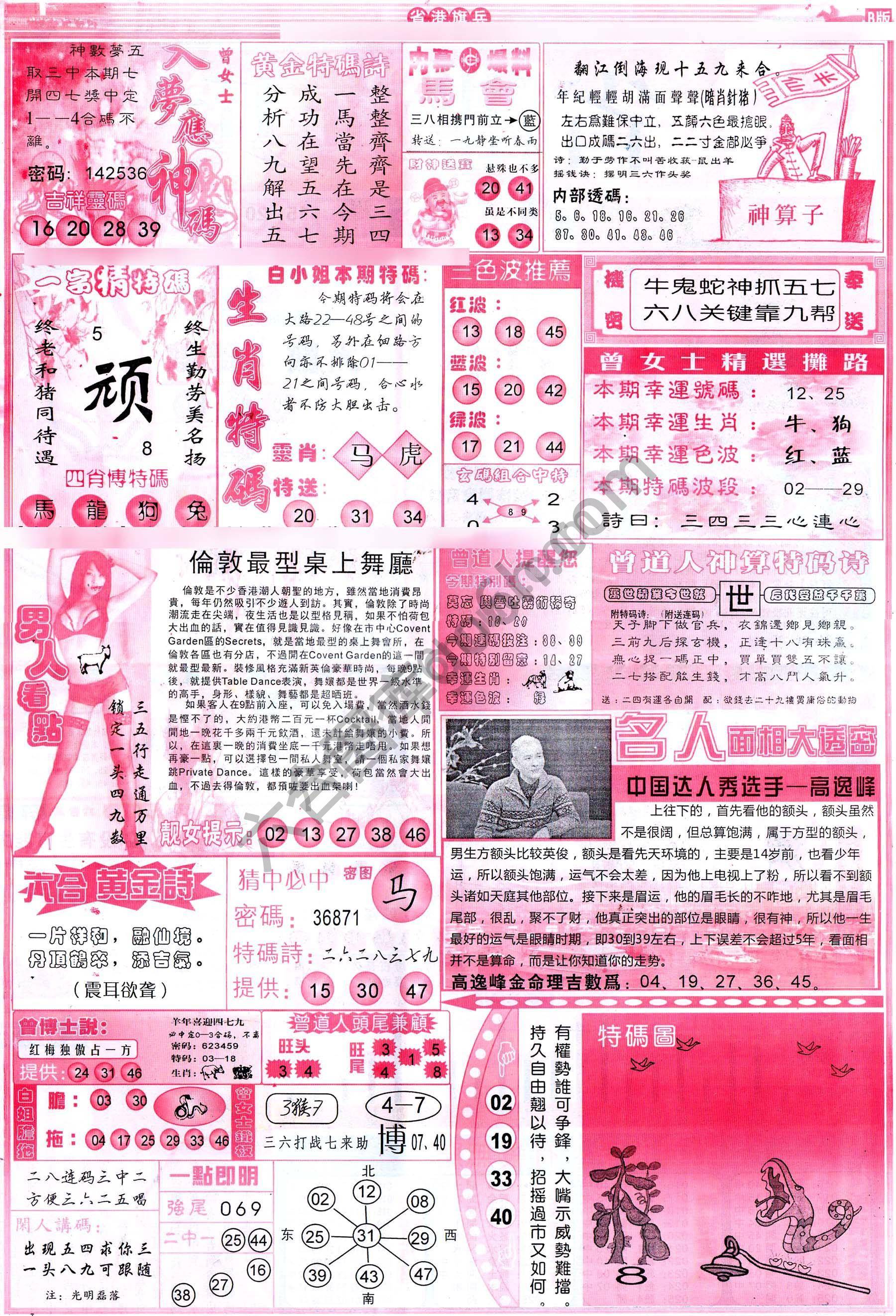 马经心经