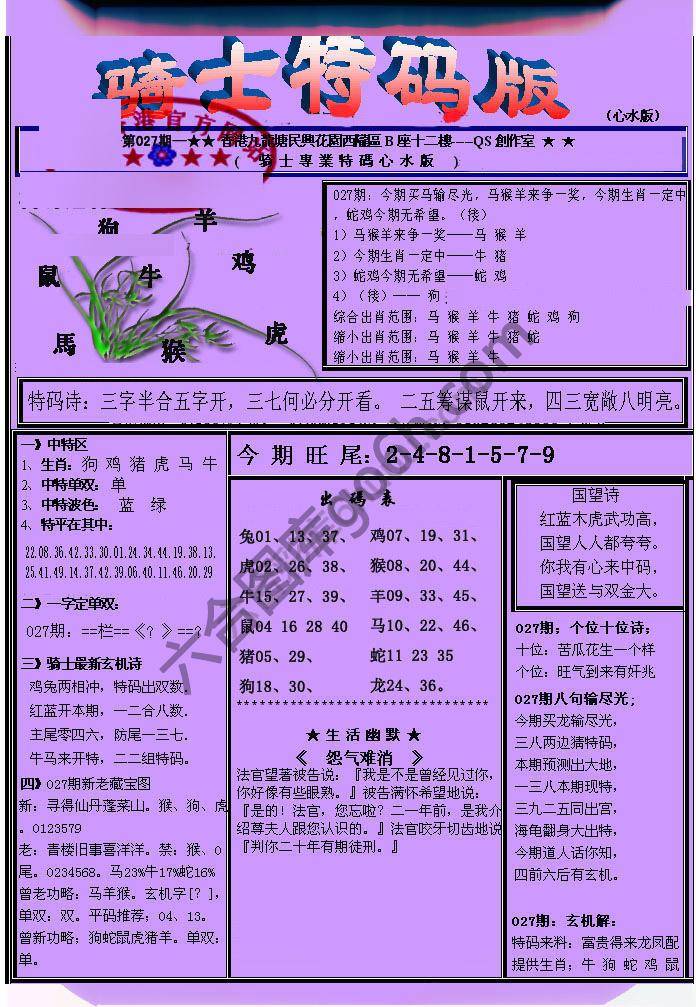 另类骑士特码版