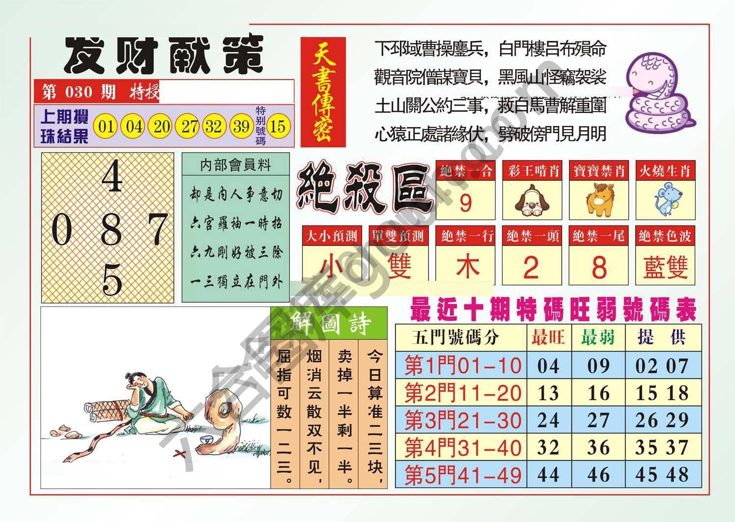 发财献策