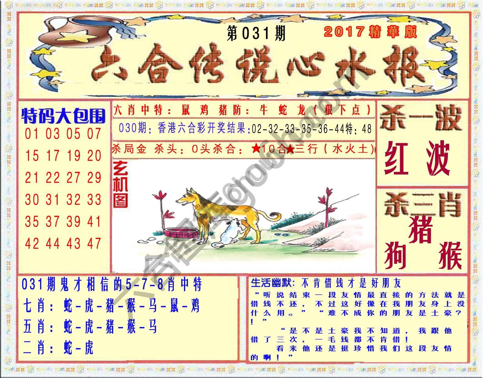 六合传说心水报