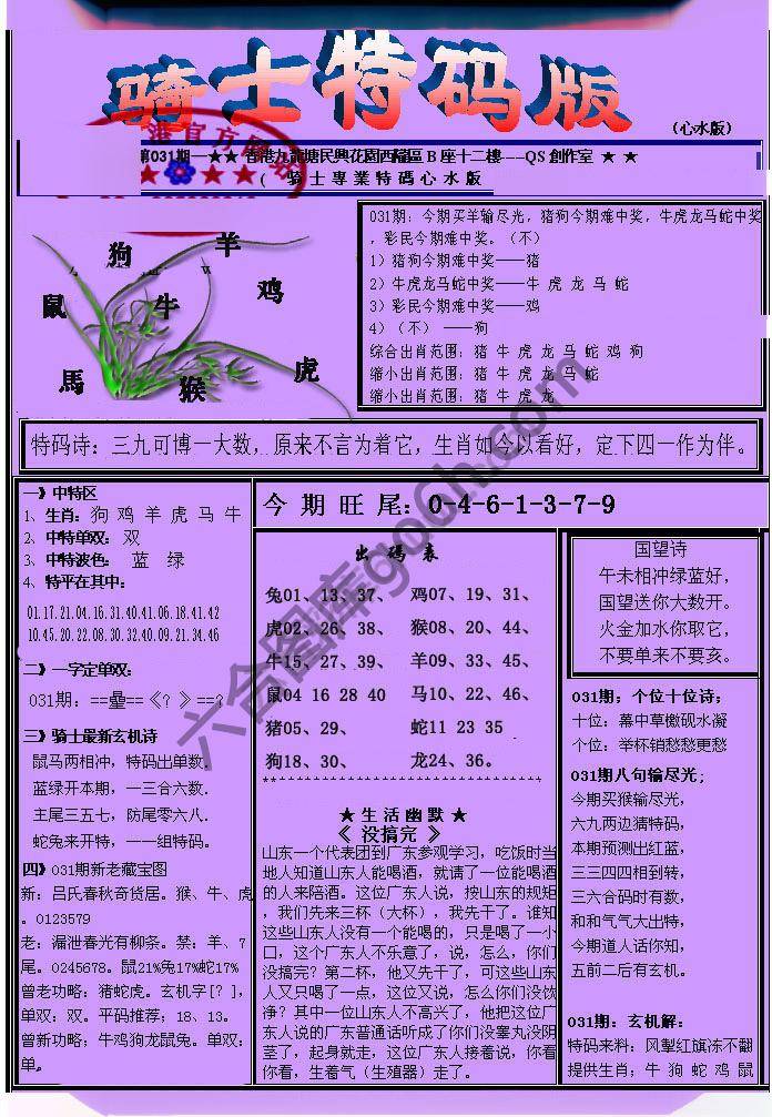 另类骑士特码版
