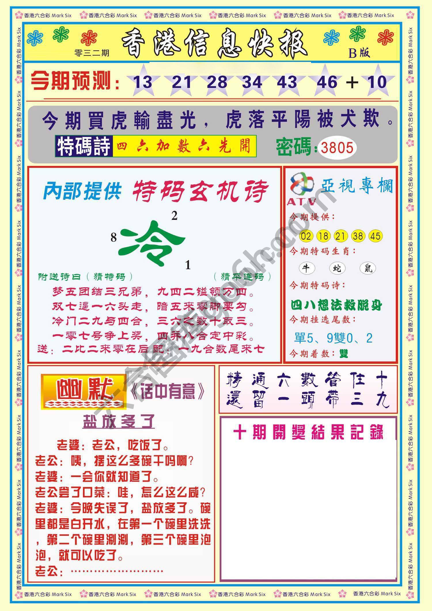 香港信息快报