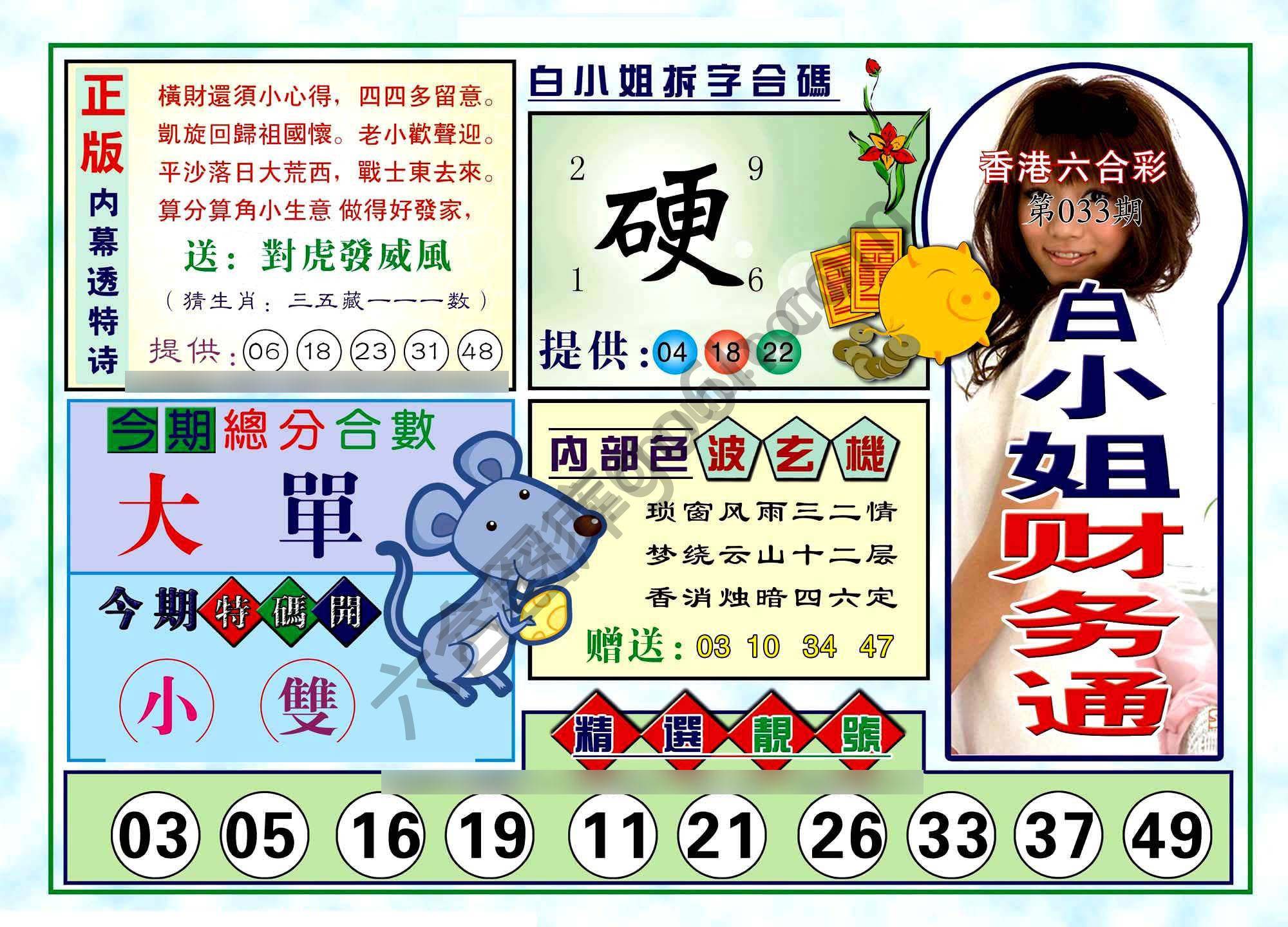 白小姐财务通