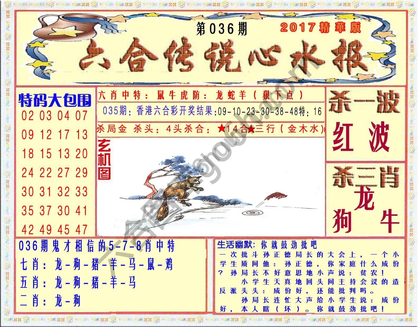 六合传说心水报