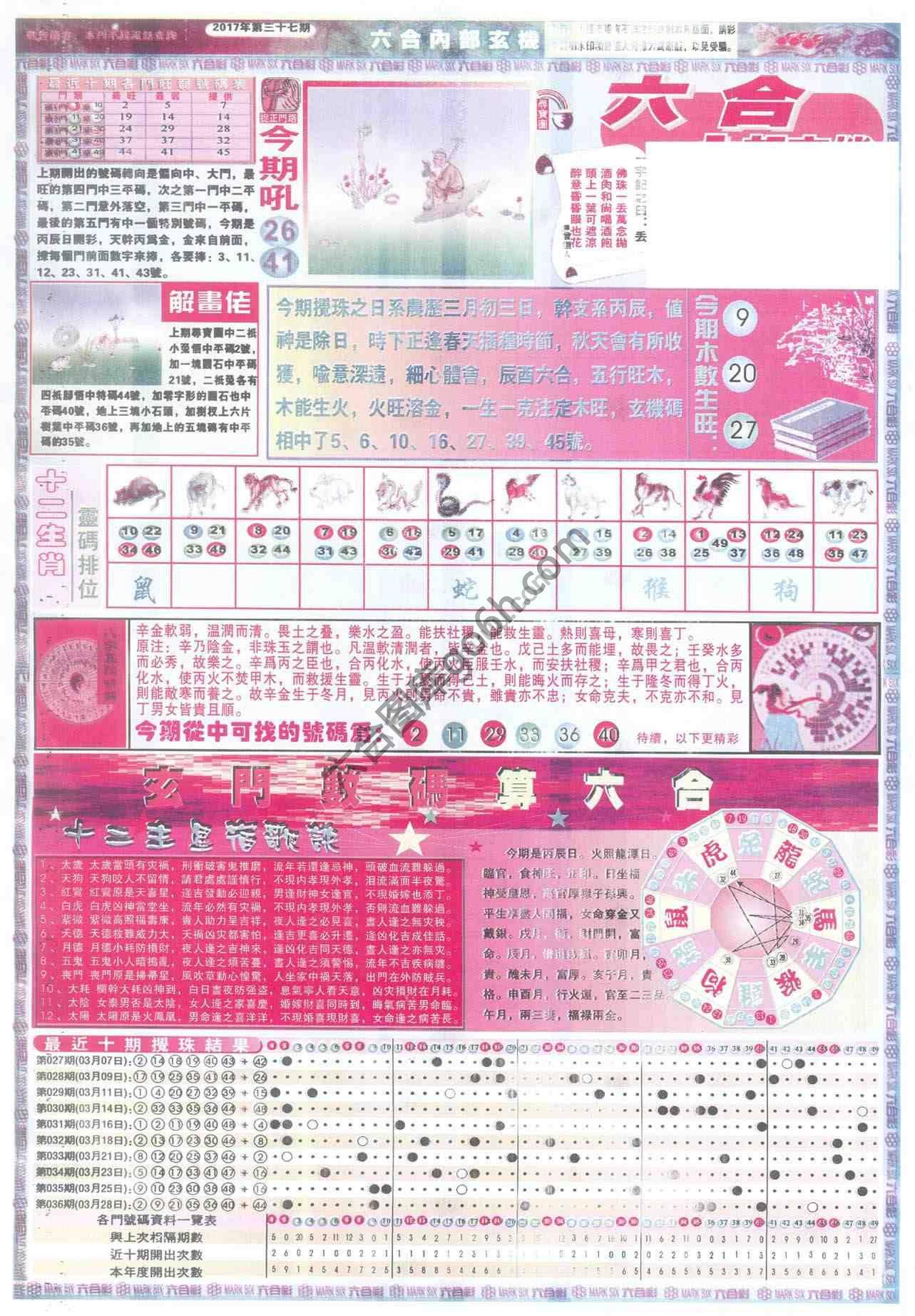 六合内部玄机