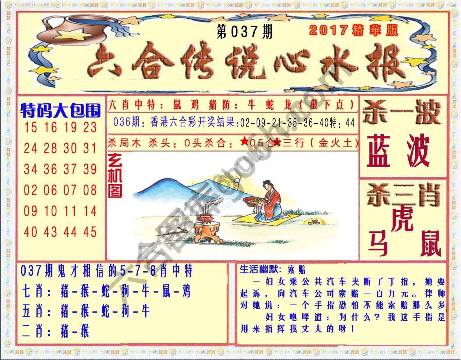 六合传说心水报