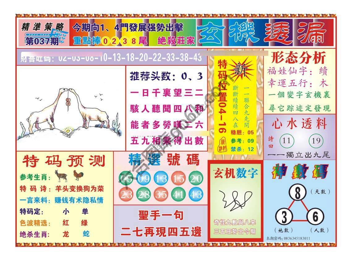 玄机透漏