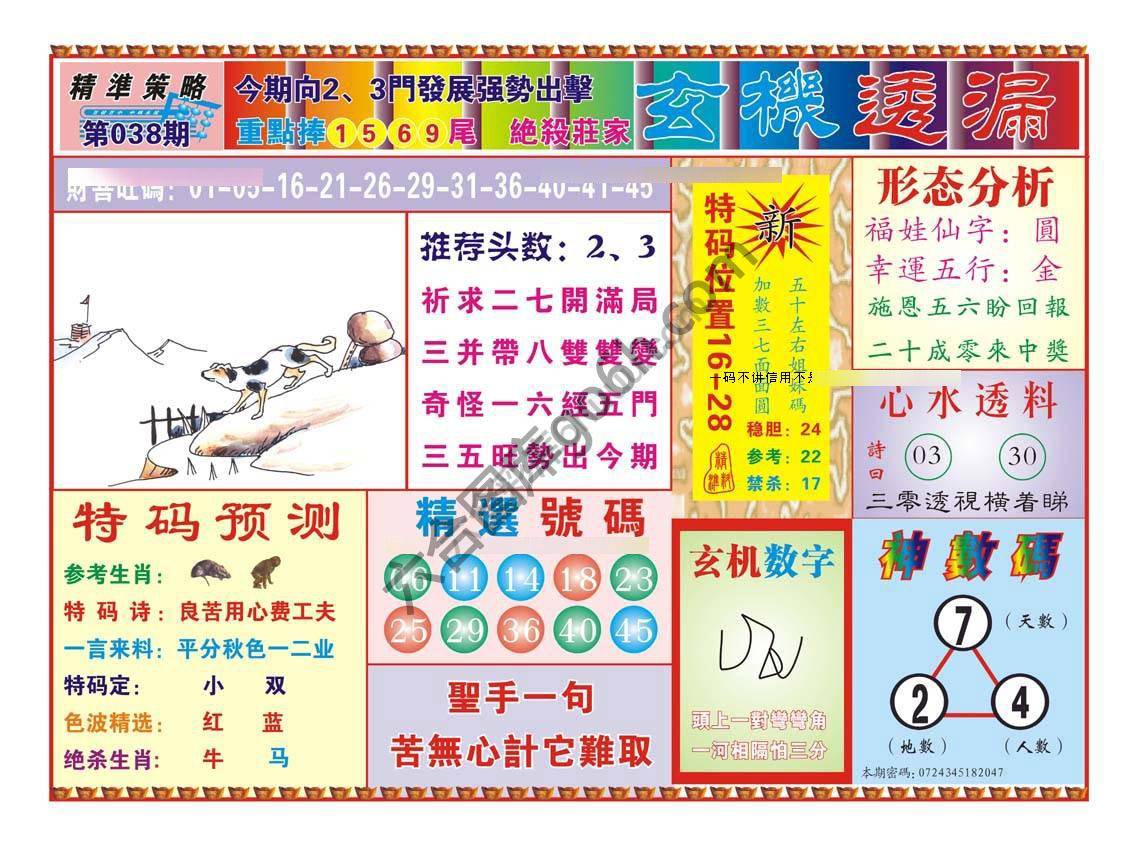 玄机透漏